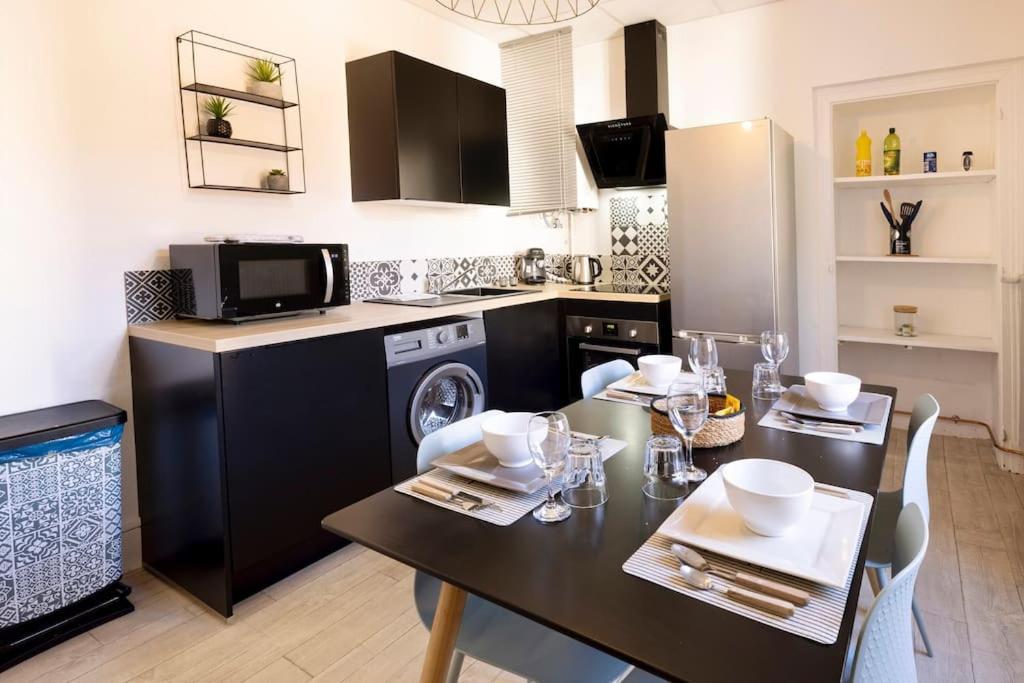 Le Cosy C - T2 Tout Equipe - Centre-Ville Gare Montlucon Luaran gambar